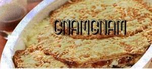 Gratin di verdure con crepes al sesamo