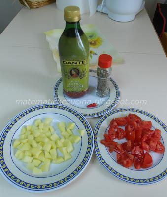 Vermicelli con Patate e Pomodorini