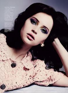 Felicity Jones in Dolce & Gabbana su Marie Claire UK