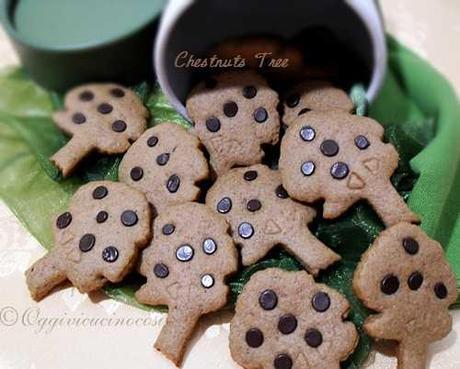 Biscotti con farina di castagne-Chestnut Tree Cookies
