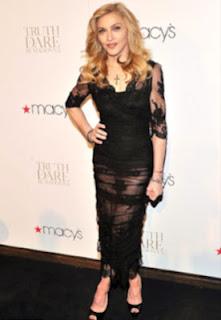 Madonna in Dolce & Gabbana in New York