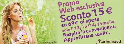 Dal 12 al 15 Aprile sconto speciale di 15 euro solo su marionnaud.it