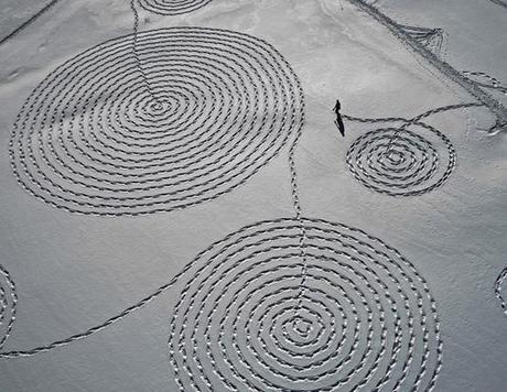 I disegni sulla neve di Sonja Hinrichsen