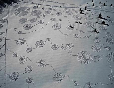 I disegni sulla neve di Sonja Hinrichsen