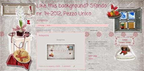 Like this background? Sfondo nr. 14-2012, Pezzo Unico