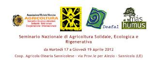 Seminario Nazionale di Agricoltura Solidale, Ecologica e Rigenerativa
