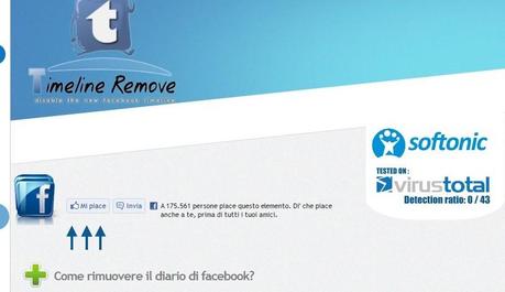 Timelineremove,eliminare la Timeline su Chrome e Firefox