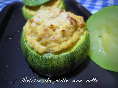 ZUCCHINE RIPIENE DI TONNO E RICOTTA