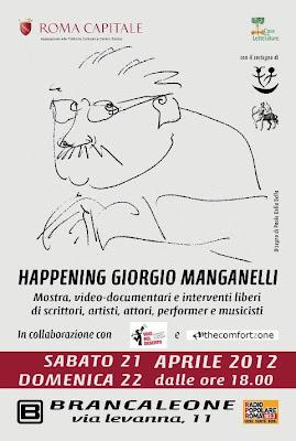 Happening Giorgio Manganelli - Le locandine