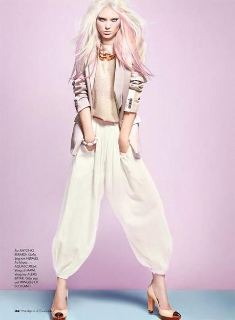 MAGAZINE | Naty Chabanenko per Elle Vietnam Aprile 2012