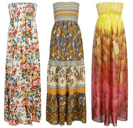 Primavera floreale con i maxi dress