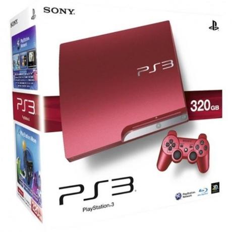 La PlayStation 3 rossa da 320GB arriva in Gran Bretagna