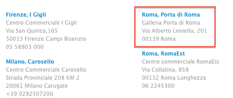 Il 21 Aprile verrà inaugurato il nuovo Apple Store di Porta di Roma