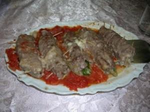 Involtini di vitella alla lattuga