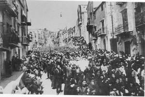 Piana degli Albanesi: funerali dopo la strage , 2 maggio '47