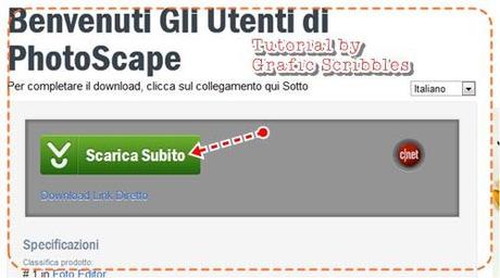 Tutorial, scaricare ed installare PhotoScape