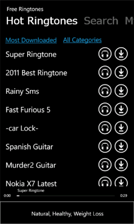 Free Ringtones: Impostare un brano musicale come suoneria su Nokia Lumia