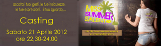 Casting Miss Summer Salento 2012 Soleto LE.