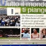 FOTO-ECCO L’ANTEPRIMA DELLA PRIMA PAGINA DEL CORRIERE DELLO SPORT