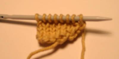 Kfb = Knit in the front & back