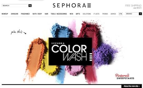 Sephora usa bene Pinterest...e Instagram...e tutto il resto