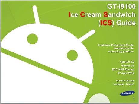 Download Guida dettagliata Ice Cream Sandwich Android 4 per Galaxy SII GT-I9100