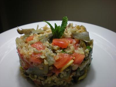 Bulgur con Carciofi... rivisitando il Taboulè Libanese