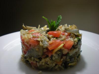 Bulgur con Carciofi... rivisitando il Taboulè Libanese