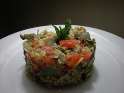 Bulgur con Carciofi... rivisitando il Taboulè Libanese