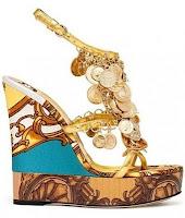 The foulard shoes by D&G; p/e 2012