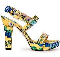 The foulard shoes by D&G; p/e 2012