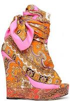 The foulard shoes by D&G; p/e 2012