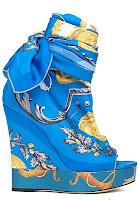 The foulard shoes by D&G; p/e 2012