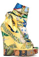 The foulard shoes by D&G; p/e 2012