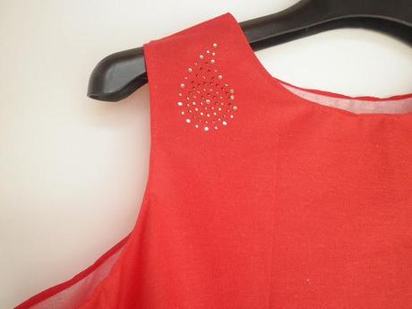 the little red dress - un progetto di riciclo e di scambio (con un quasi tutorial)