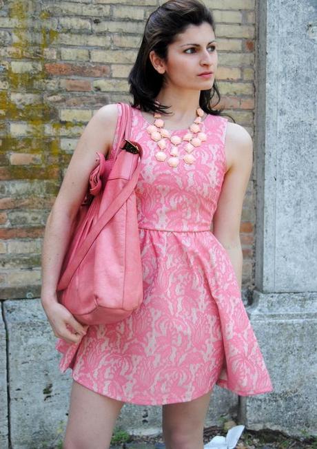 Pink Lace Conscious Dress