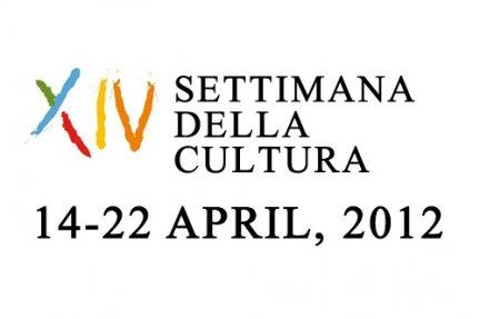 La settimana della Cultura: 14-22 Aprile 2012