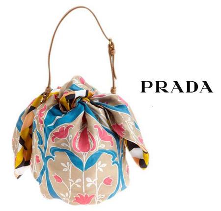 Prada Foulard Scarf Tie bag