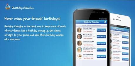  Birthday Calendar: Organizza e Notifica i Compleanni degli Amici di Facebook [App Android]