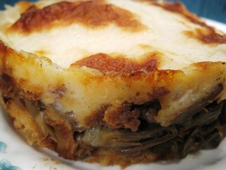 Moussaka di carciofi