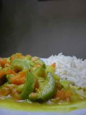 A Pranzo in India...Korma di Zucchine e Carote