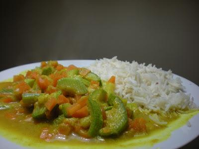 A Pranzo in India...Korma di Zucchine e Carote