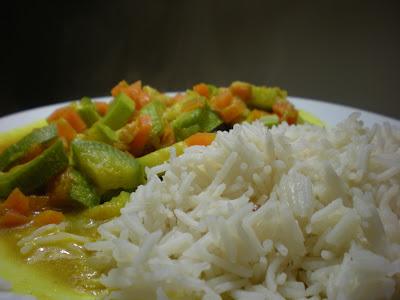 A Pranzo in India...Korma di Zucchine e Carote