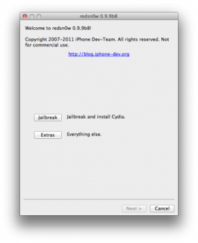 Redsn0w 0.9.19b6b per il jailbreak tethered di iOS 5.1 – Guida