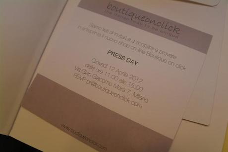 Boutique on Click #PressDay