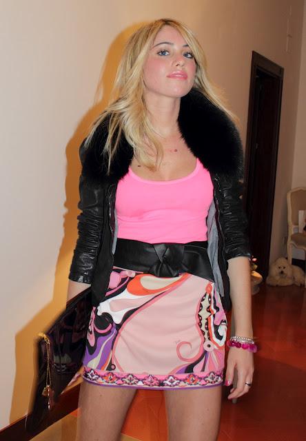 Pucci skirt with fluo colours !