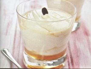 Crema di ricotta con miele e rum