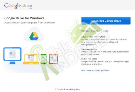  Google Drive: 5 GB per tutti e lancio atteso per la prossima settimana 