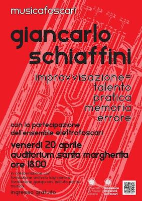 Giancarlo Schiaffini, due giorni a Venezia con l'improvvisazione