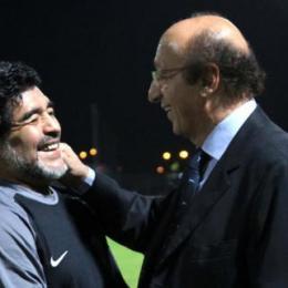 FOTO-MOGGI INCONTRA MARADONA A DUBAI